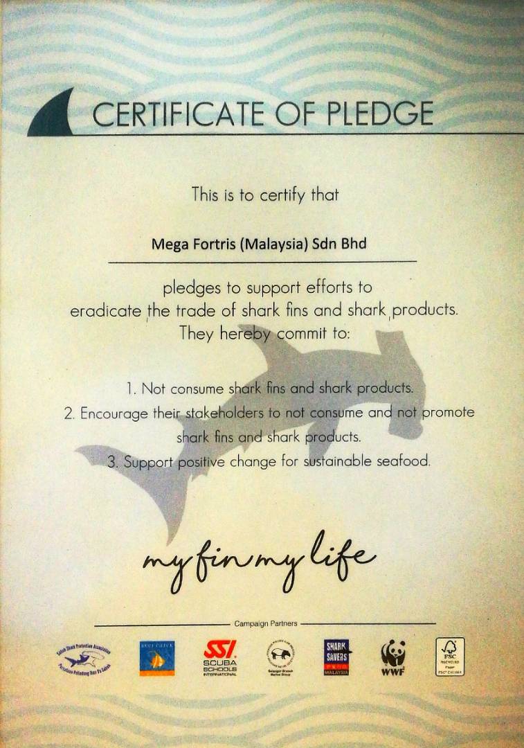 Pledge Certificate